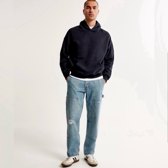 ABERCROMBIE AND FITCH Men’s Loose Workwear Jeans 32x34 - Picture 1 of 9